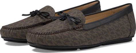 Michael Kors Women's Juliette Moc Moccasin, Brown/Black, 8.5